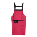 Chef Waiter 2 pockets Bib Apron red