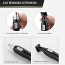 Nose Hair Trimmer - Waterproof Stainless Steel Nose Trimmer Beard And Eyebr