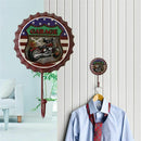 New Retro Creative Beer Cover Hook "GARAGE" Character Personality Hook Dres L9O1