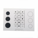 Nail Art Silicone Mat Pad Polish Stamping Transfer DIY Palette Showy Mats EOM&