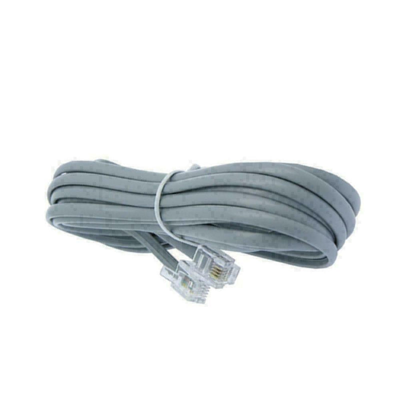 7FT Line Cord Cable 6P6C RJ12 RJ11 DSL Modem Fax Phone Telephone Landline Y S3G9
