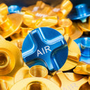 4X(Bike Air Gas Shcrader American Valve Caps Bike Suspension Bicycle Front M3C7)