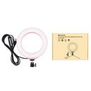 6.2'' Dimmable LED Ring Light 8 Colors Makeup Vlogging Camera Studio Flashes