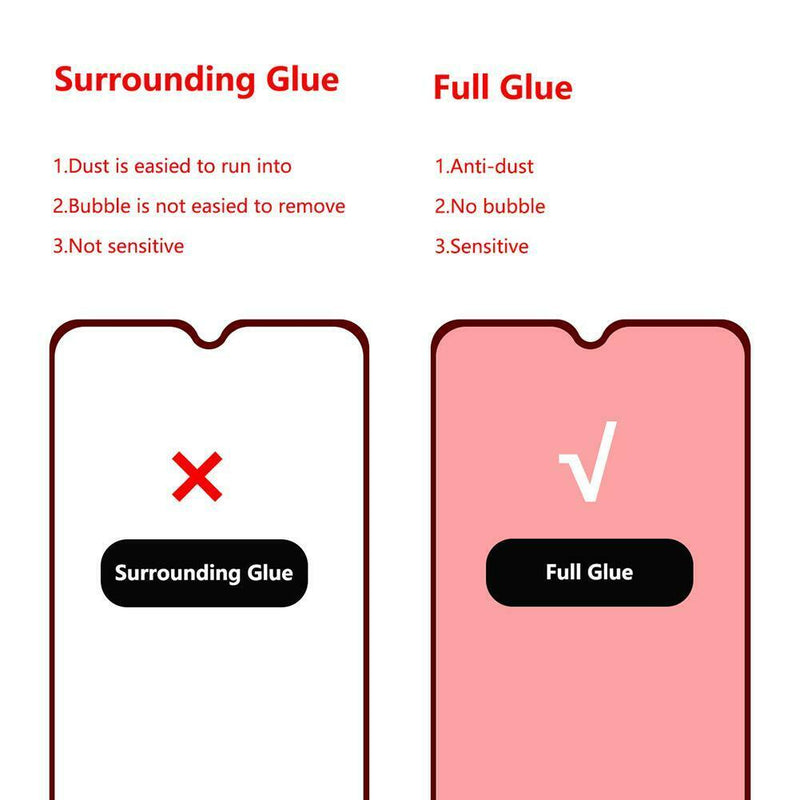 Hat-Prince 2.5D Curved Tempered Glass Full Phone Screen Film for Nokia 6.2