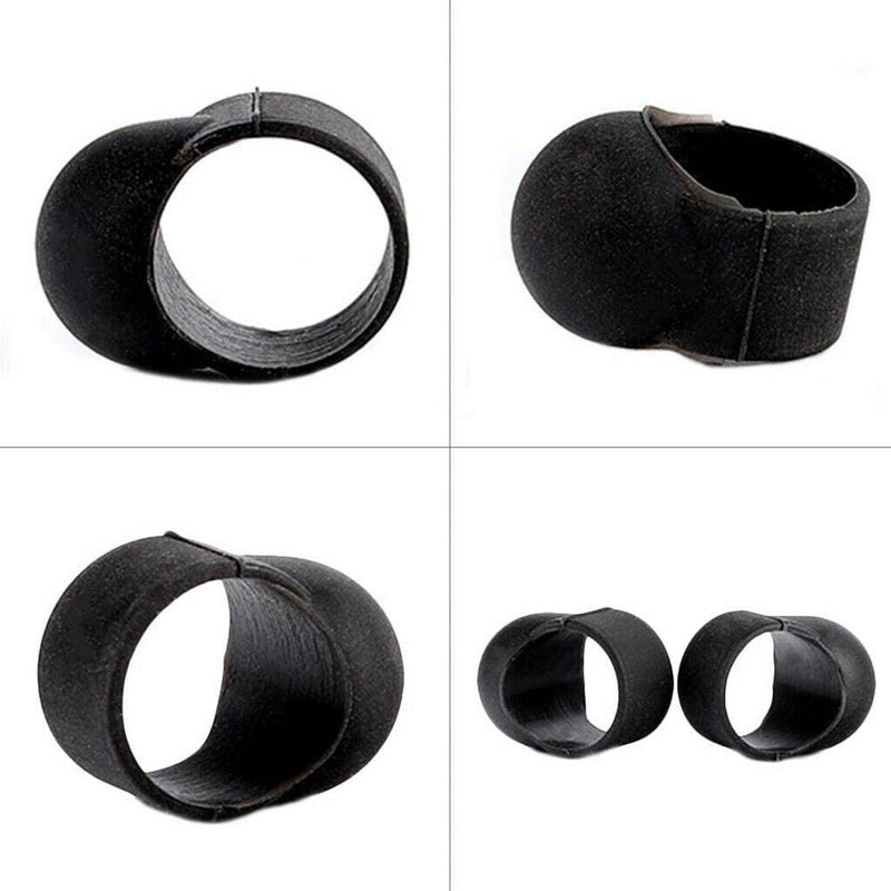 12pcs Steel Tongue Drum Handpan Drum Black Finger Sleeves Cover Finger Picks
