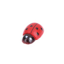 100PCS/Lot Red Wooden Ladybug Sponge Self-adhesive Stickers Cute Baby