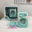 Mini Educational Simulation Washing Machine Toys Kids Play House Pretend To