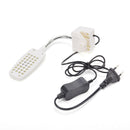 32 LED Aquarium Fish Tank Light Clamp Clip Flexible White & Blue Lighting Lamp #