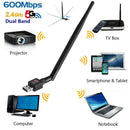 300Mbps Wireless USB Wifi Adapter Dongle Dual Band 2.4GHz with Antenna Call