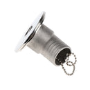 Boat Deck Fill/Filler Keyless Cap 1-1/2" (38mm) 316 Stainless Steel Water