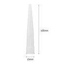 6pcs Caulking Nozzle Plastic Glass Glue Nozzle Structural Glue Mouthes