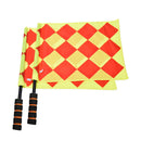 Soccer Referee Flag Fair Play Sports Match Linesman Flags Referee+Carry Bag 3C