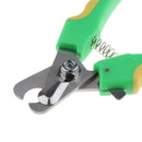 2PCS Pet Dog Cat Alloy Nail Clipper Trimmer for Small Animals Green L