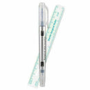 Effective Microblading Tattoo Eyebrow Marker Pen With Measuring Ruler^\ Mea K1P5
