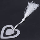 Wedding Favors Double Hearts Bookmark Party Favors Stainless Steel with Tas