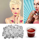 1000pcs Plastic Disposable Tattoo Ink Cap Mix Size Pigment Holder Container A