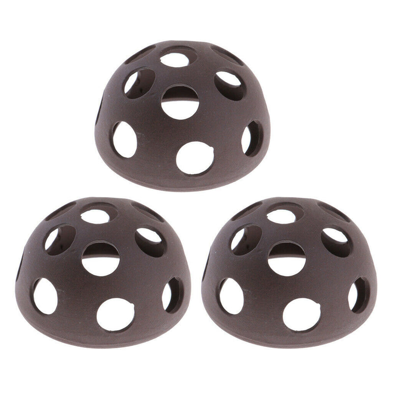 3x Aquarium Decor Shelter Cave Fish Tank Ornament Ceramic Hide Cave