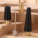 4pcs/set Ball Needle Nozzle Adapter Kit Bicycle Tire Inflate Pump Parts