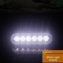 12V-24V 6LED Light Flash Emergency Car Vehicle Warning Strobe Flashing Whit