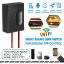 WiFi Smart Garage Door Opener Controller Remote for Amazon Alexa (Black)