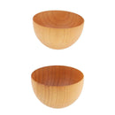2xWooden Bowl for Cereal Rice Soup Home Outdoor Camping Dinner Lunch Kitchenware