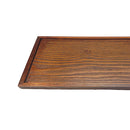 Natural Wood Serving Tray SPA Tea Food Server Dishes Platter Brown Plate-XS