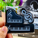 3pcs/set Musical Piano Notes Rubber Pencil Eraser Student School Supplies Gifts
