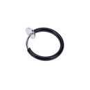 Women Invisible Nose Ring Hook Dangle Hoop Earring Ear Studs Jewelry(Black A