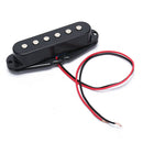1pc Black Single Coil Sound Pickup for 6 Strings Electric Guitar Harmonious FT