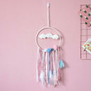 Circular Handmade Feather LED Dreamcatcher Hanging Household Decor Ornament