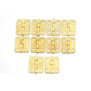 10Pcs Kitchen Cabinet Door 4 Holes Drawer Hinges Jewelry Box Furniture  Z 3C