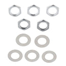 Pack of 5 Electric Guitar Output Input Jack Nuts Washers Gaskets  8mm