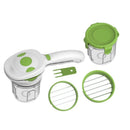 5 in 1 Magic Nicer Quick Stainless Steel Vegetable Dicer Chopper 5 in 1 MultJ6T2