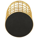 Golden Wrought Iron Pen Holder Office Student Pen Holder Simple Round Stora