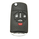 4 Button Remote Folding Key Flip Shell Case Fob Blade For Mitsubishi Galant C1O6