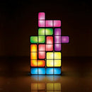 Tetris Block Night Light Colorful Stackable Tangram Puzzles Gift for Kids