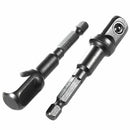 Power Drill 1/4-inch Shank 1/2-inch Impact Driver Socket Adapter 2 Pcs F2T1