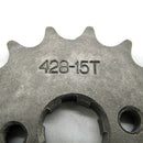 428 15T 17mm Drive Front Counter Sprocket ATV Quad  Dirt Bike