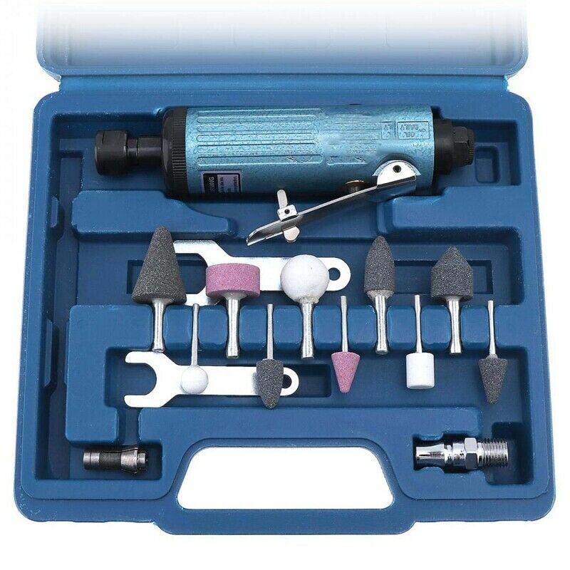 1 Set Air Compressor Die Grinder Grinding Polish Stone Kit 1/4 Air Grinder