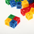 100Pcs Multilink Linking Cubes/ Math Manipulative/ Counting Blocks Colorful