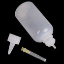 100ml Needle Tip Soldering Liquid Flux Oil Dispenser Plastic Empty Bottle JR