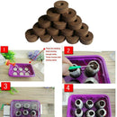 Peat Pellets Seed Starting Plugs Seeds Seedling Soil Compressed Mud Hot