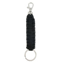 Outdoor Survival Kit Paracord Key Chain Rope Parachute string Lanyard Black
