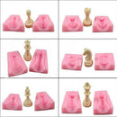 12 Pieces Chess Silicone Molds, Reusable Fondant Molds, Crafting Cake Chocolate