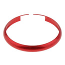 2x Metal Smart Key Fob Cover Ring Rim Trim Cover for Mini Cooper One Countryman