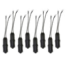 8x TV Antenna Outdoor 300-75 Ohm Matching Converter Adapter UHF/ VHF/ FM