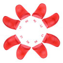 4pcs L2 R2 Trigger Extenders for PS4 Controller Game Accessory Kit (Red)