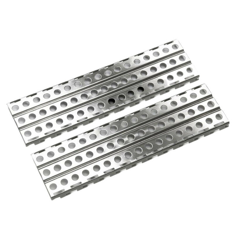 2Pcs Stainless Steel Sand Ladders Board for Axial SCX10 TRX-4 D90 1/10 RC C D9N6