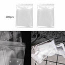 200x Transparent Cookie Bags Party Decorations Packaging Candy Pouch Cookie Gift