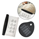 Stainless Steel Bench Scraper  Scraper Cutter Food Grade with Bowl Scrapper